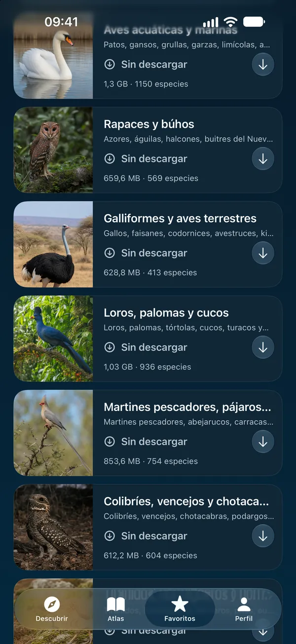 Paquetes sin conexión