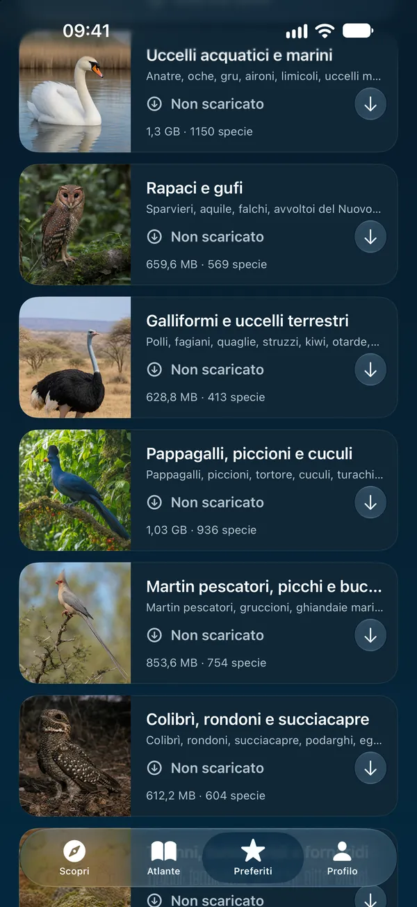 Pacchetti offline